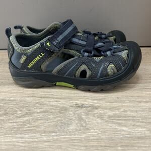 Merrell Hydro Sport Hiker Waterproof Sandals Blue Green Youth Kids Boys Size 11W